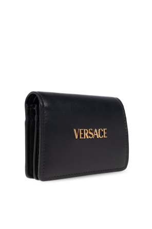 Versace Leather wallet with logo