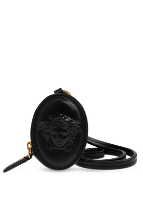 Cartera de piel con correa