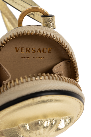 Versace Leather wristlet wallet