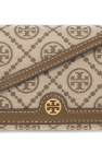 Tory Burch cream Wallet with logo