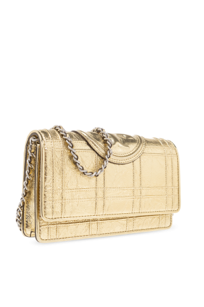 Tory Burch ‘Fleming Soft’ wallet with chain