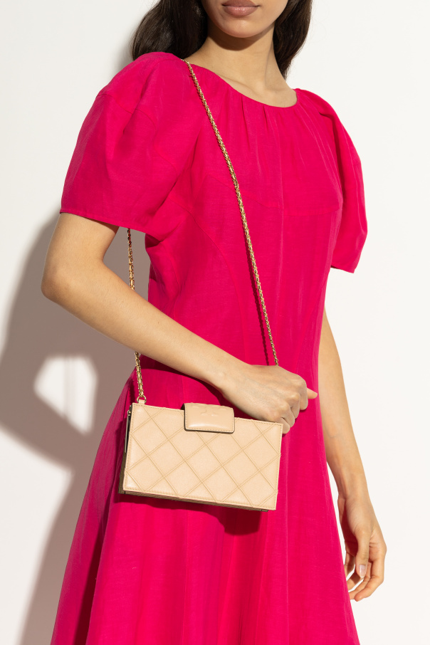 Tory Burch 'Fleming Mini' wallet on chain