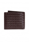 Bottega Veneta BROWN 'Intrecciato' bi-fold wallet