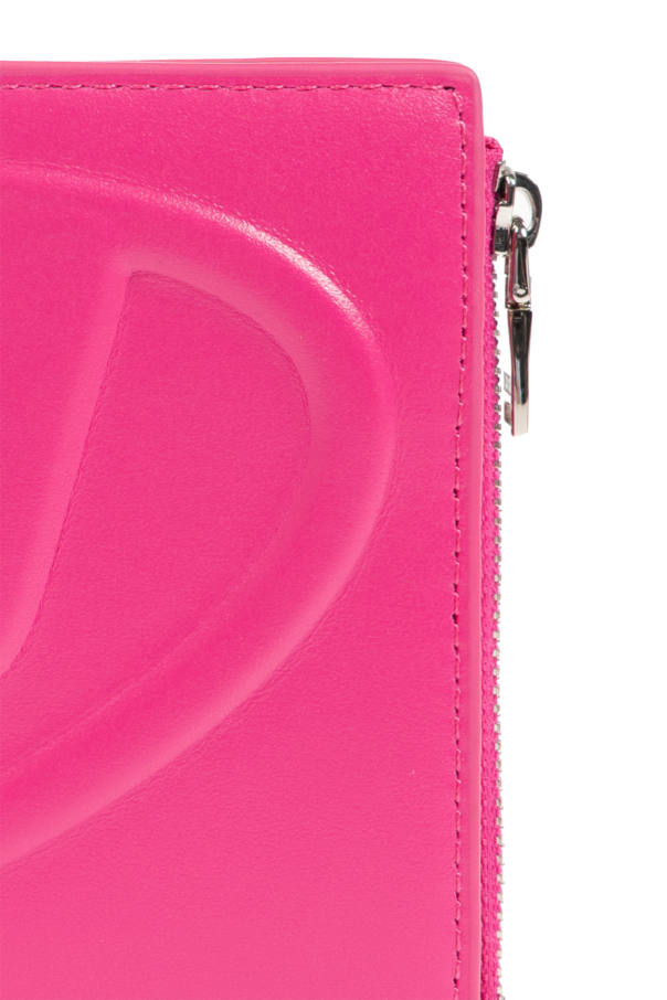 Prada Saffiano Bi-fold Long Leather wallet women's in Pink