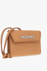 Jacquemus BROWN Leather wallet with strap