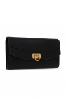 FERRAGAMO BLACK Wallet with logo