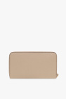 FERRAGAMO beige Leather wallet with logo