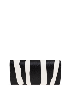 FERRAGAMO Cartera de cuero con cadena