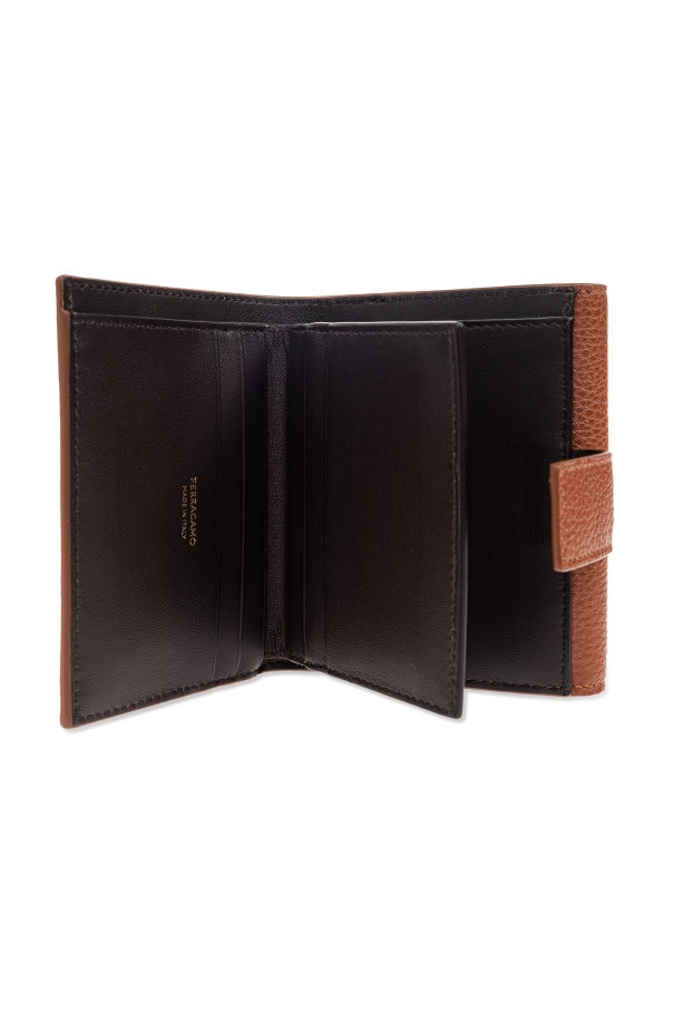 FERRAGAMO Leather wallet with logo