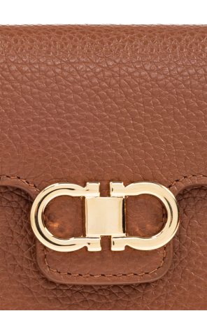 FERRAGAMO Leather wallet with logo