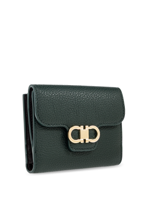 FERRAGAMO Leather wallet with logo