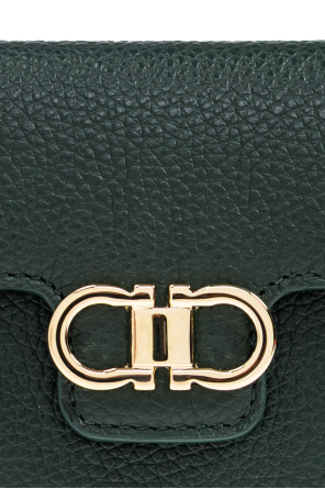 FERRAGAMO Leather wallet with logo