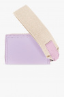 Jacquemus Leather card case with logo