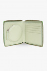 Jacquemus GREEN ‘Le Carre Rond’ leather wallet