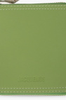 Jacquemus GREEN ‘Le Carre Rond’ leather wallet