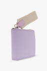 Jacquemus PURPLE ‘Le Carre Rond’ leather wallet