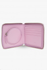 Jacquemus PURPLE ‘Le Carre Rond’ leather wallet