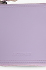 Jacquemus PURPLE ‘Le Carre Rond’ leather wallet
