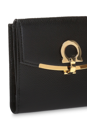 FERRAGAMO Wallet with a decorative clasp