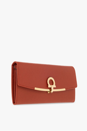 FERRAGAMO Leather wallet with logo