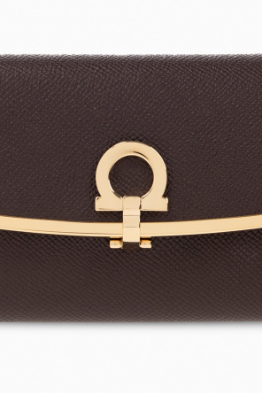 FERRAGAMO Leather wallet with logo