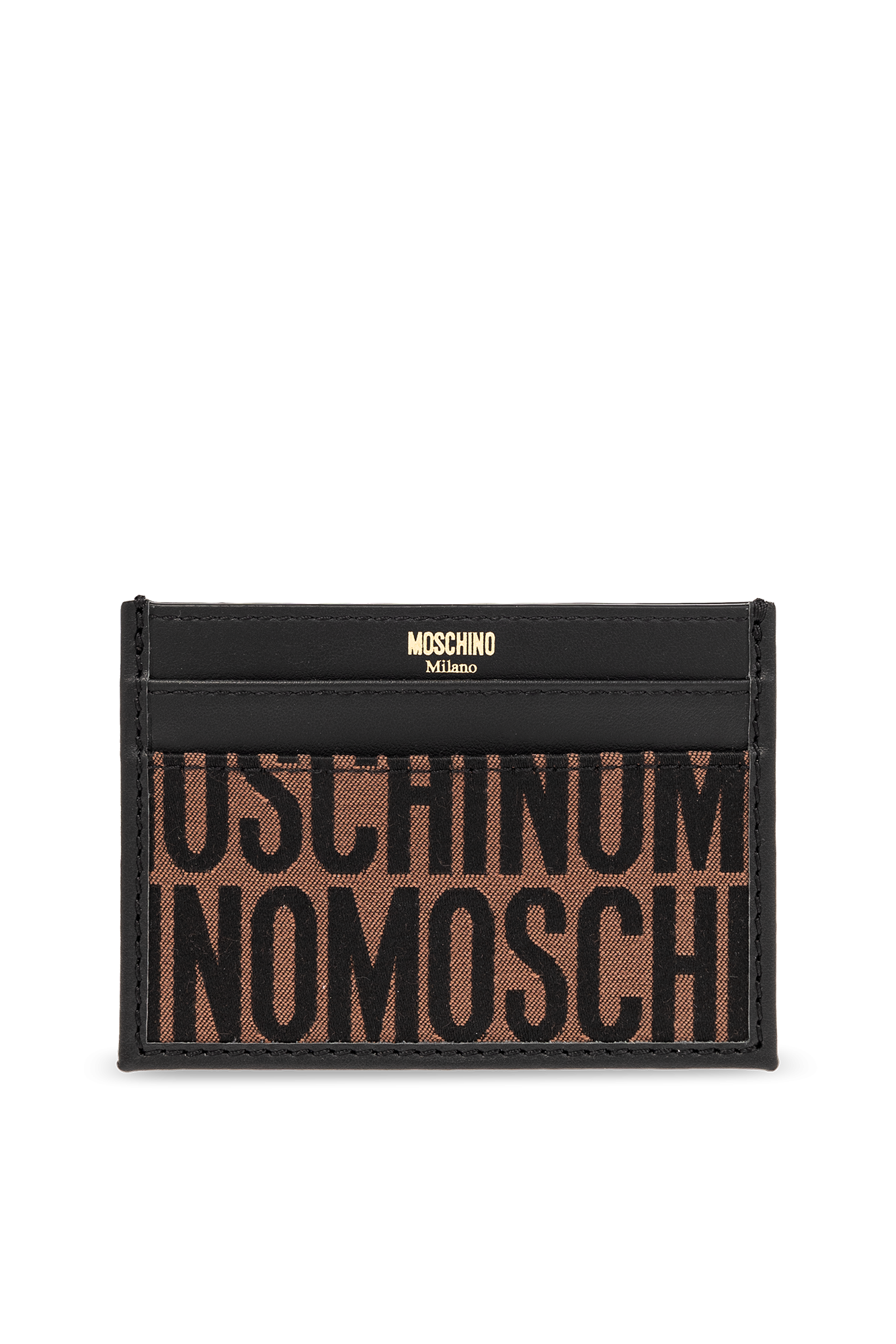 Moschino Card holder with logo