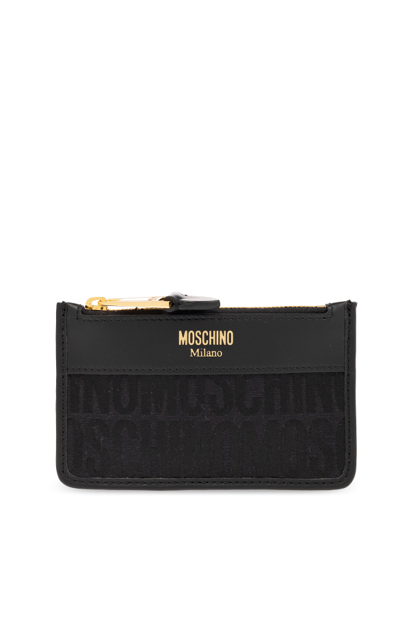 Moschino Card holder with logo