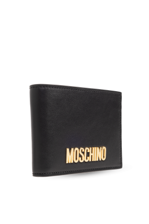 Moschino Skórzany portfel z logo
