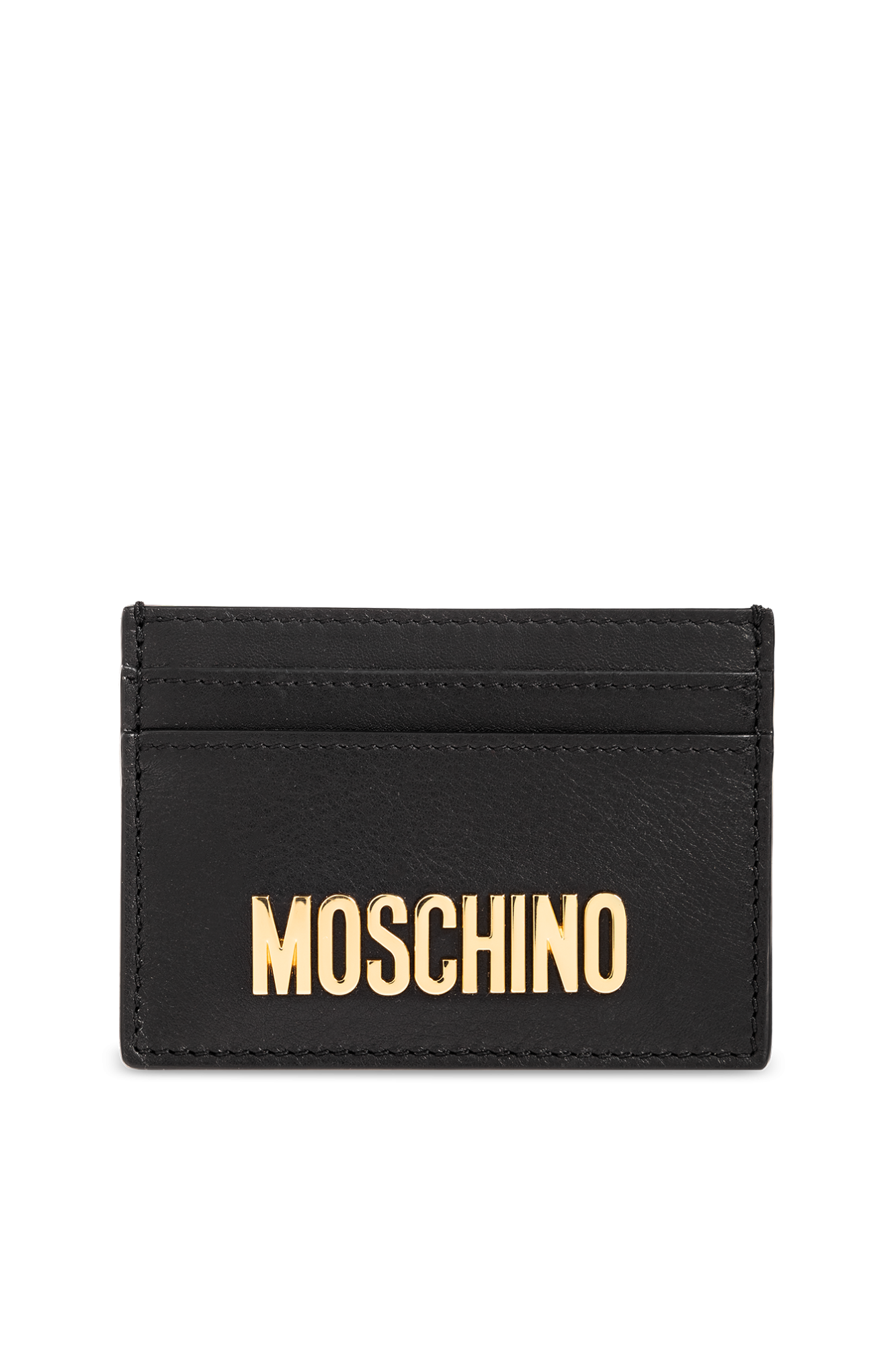 Black Card case with logo Moschino - Vitkac Italy