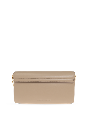 Marc Jacobs Kožená crossbody taška s logom