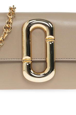 Marc Jacobs Kožená crossbody taška s logom