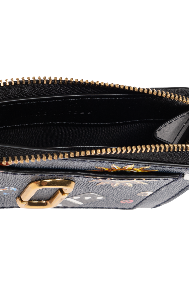 Marc Jacobs Estuche de cuero para tarjetas