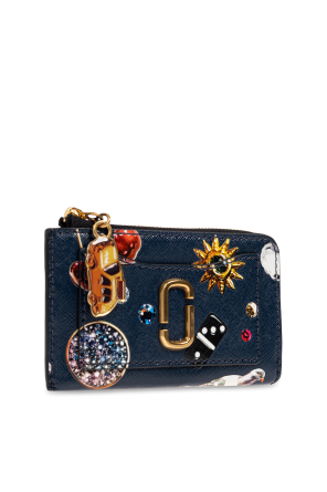 Marc Jacobs Estuche de cuero para tarjetas