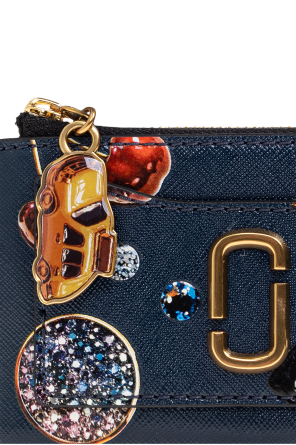 Marc Jacobs Estuche de cuero para tarjetas