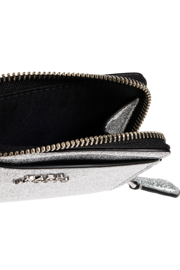 Marc Jacobs Brokatowy portfel z logo