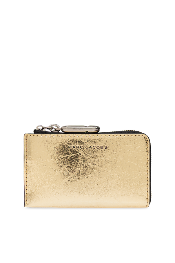 Leather card holder pouch with logo od Marc Jacobs