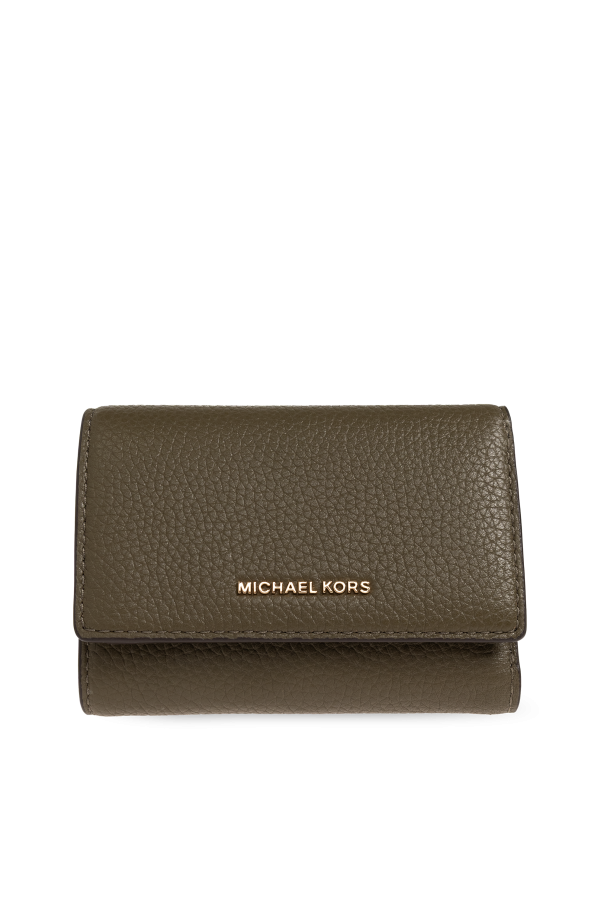 Leather wallet with logo od Michael Michael Kors