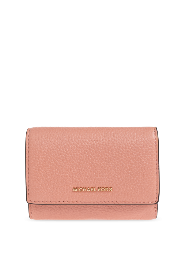 Leather wallet with logo od Michael Michael Kors