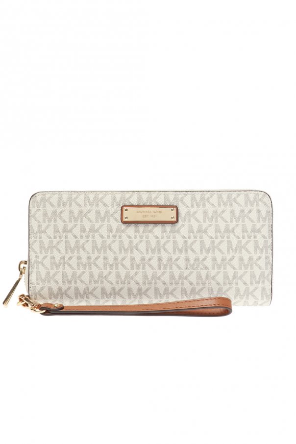 michael kors cream wallet