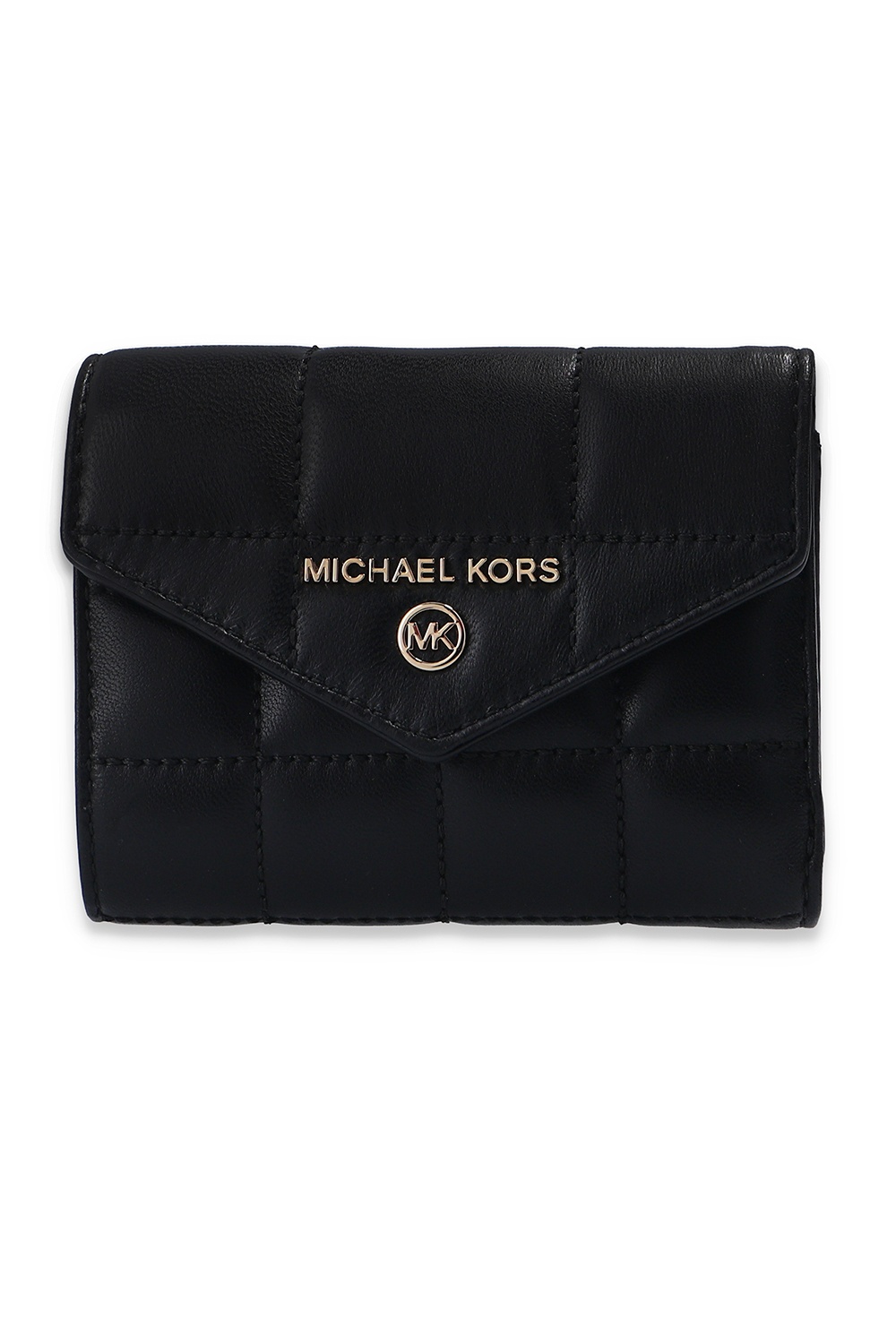 michael kors quilted wallet black