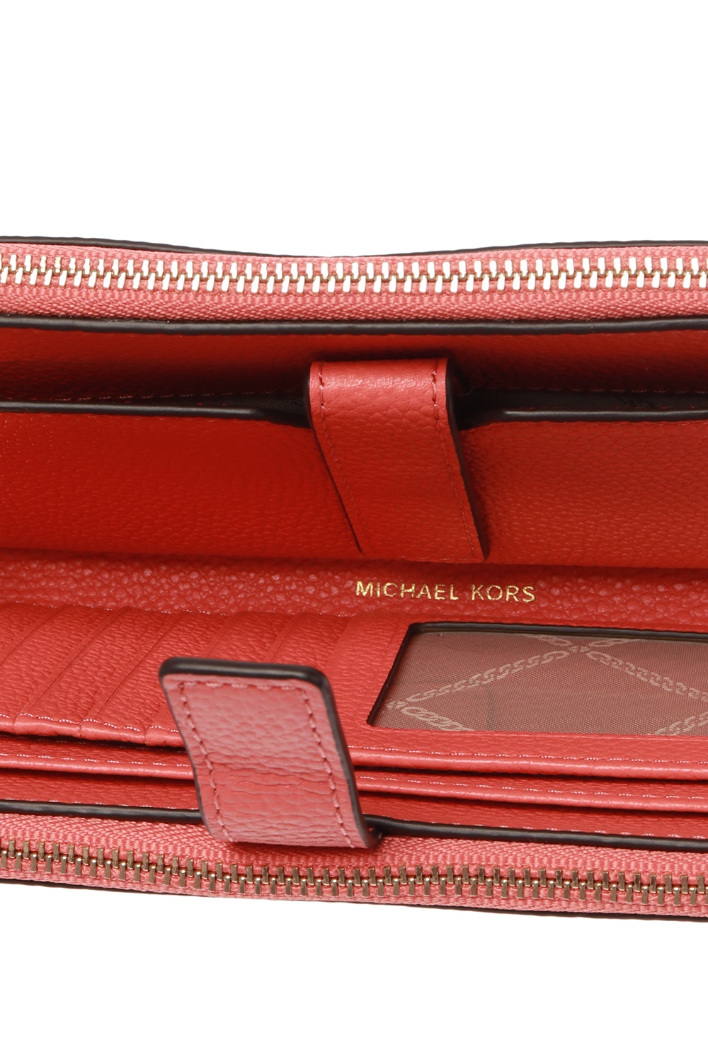 Red 'Jet Set' wallet Michael Michael Kors - Vitkac TW