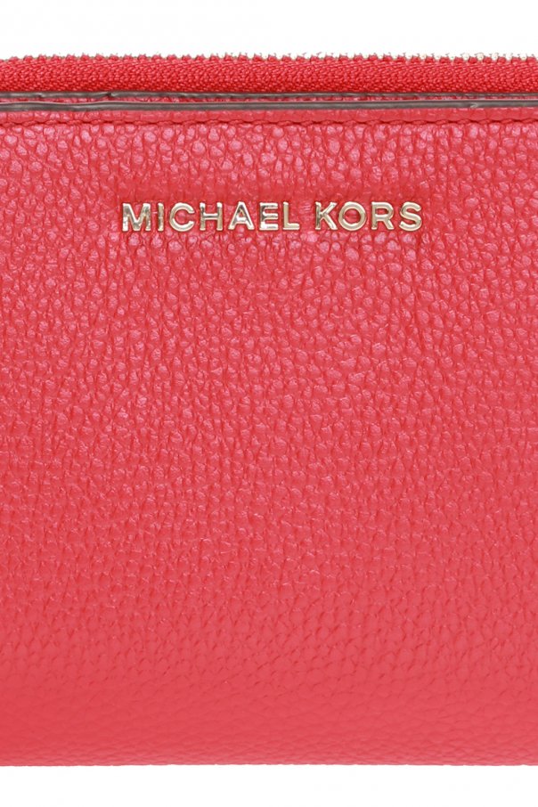 Red Wallet with metal logo Michael Michael Kors - Vitkac France