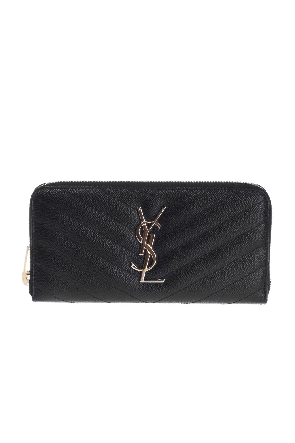 Saint Laurent 'Monogram' Leather Wallet