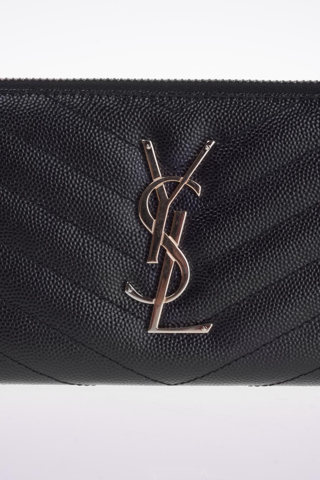 Saint Laurent 'Monogram' Leather Wallet