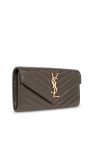 Saint Laurent Quilted wallet with logo