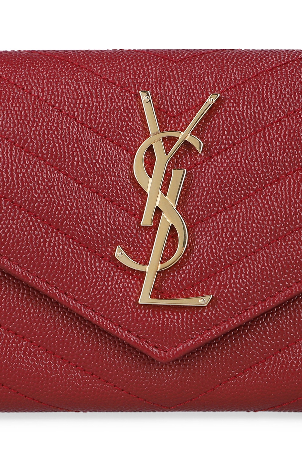 ysl monogram quilted wallet