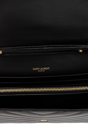 Saint Laurent ‘Cassandre’ wallet with chain