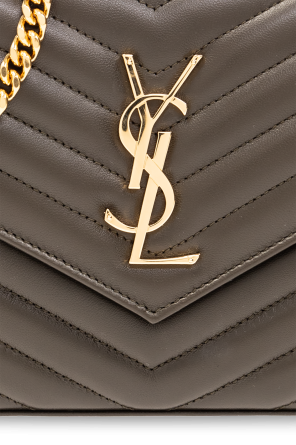 Saint Laurent ‘Cassandre’ wallet with chain