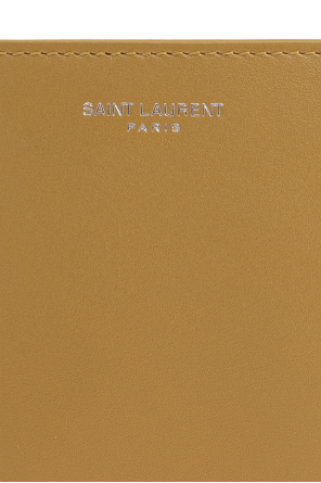Saint Laurent Leather wallet with logo