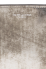 Saint Laurent SILVER Leather wallet